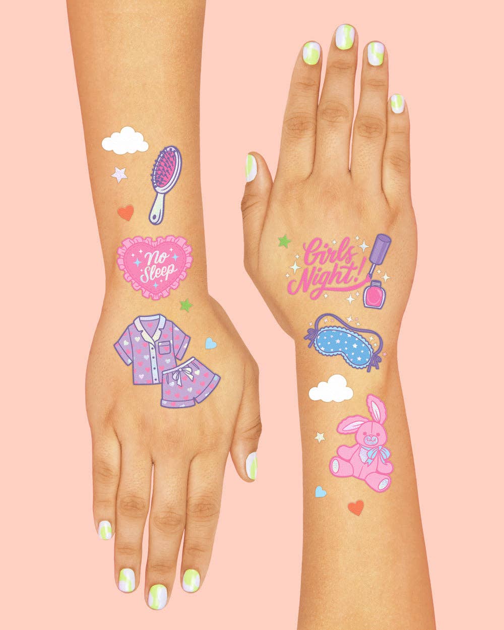 Sleepover Temporary Tattoos