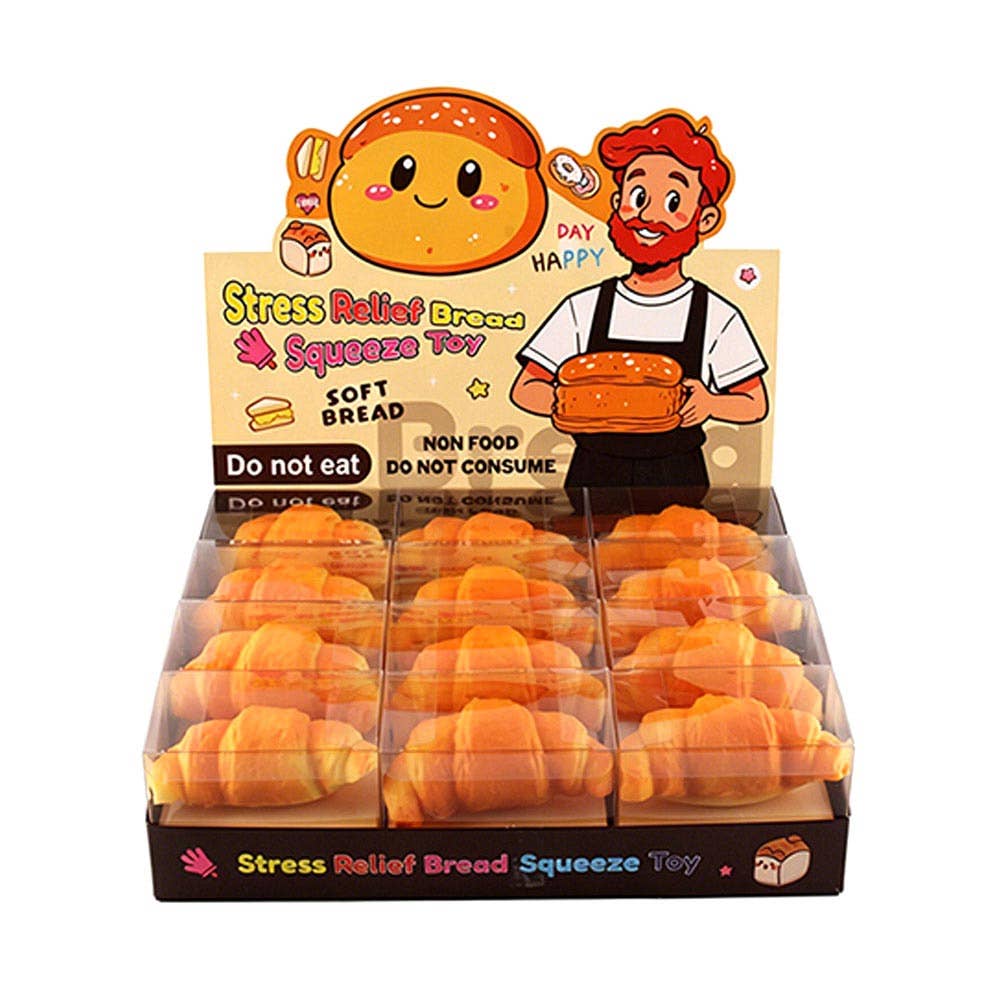 Croissant Squishy Stress Relief Toy