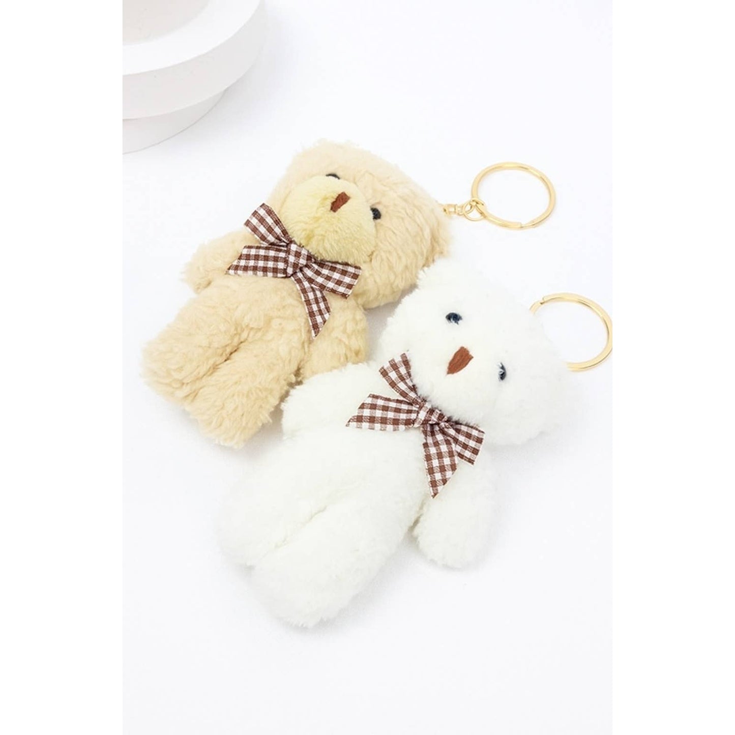 Plush Teddy Bear Keychain