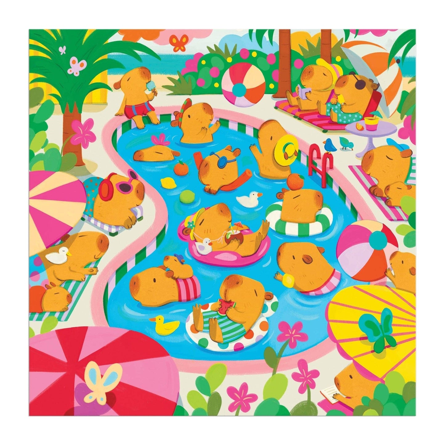 Capybara Pool Day Puzzle