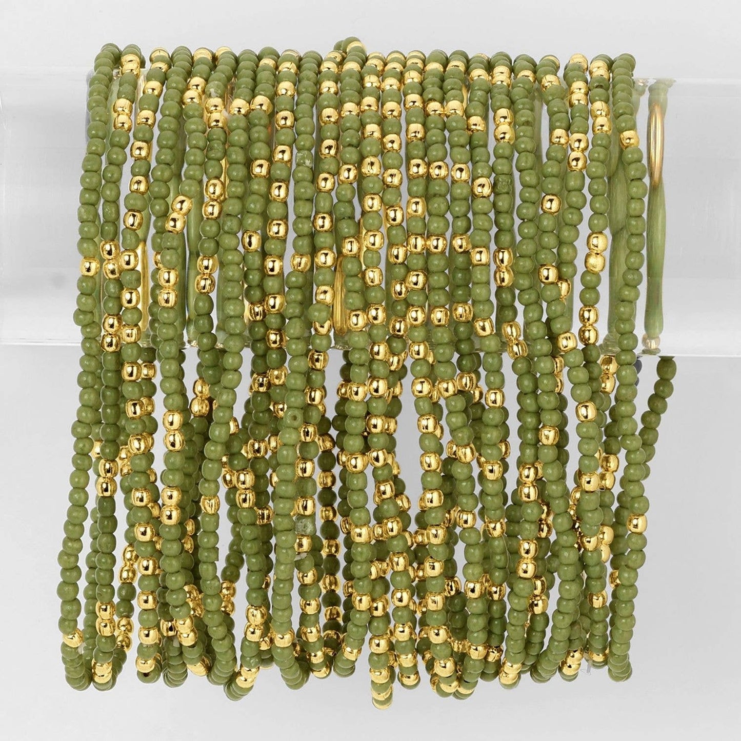 Solid Seed Bead Bracelets