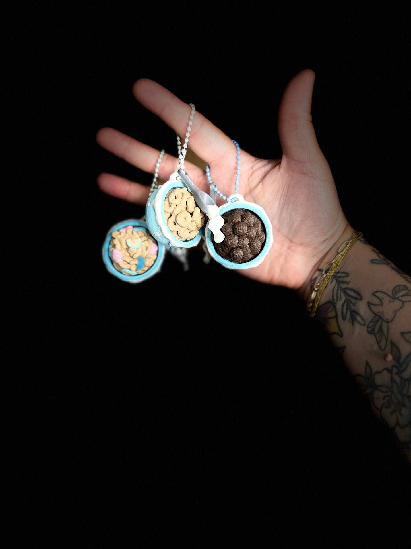 Cereal Clicker keychains