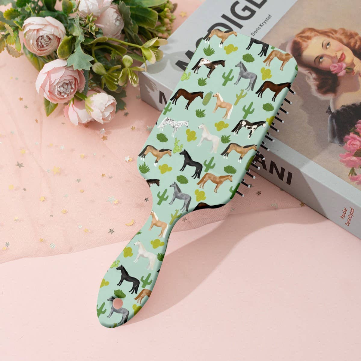 LARGE DETANGLE PADDLE HAIR BRUSH COMB