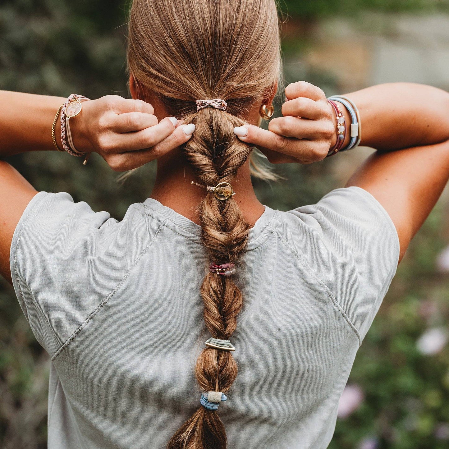 "Bloom" Hair Tie Bracelets