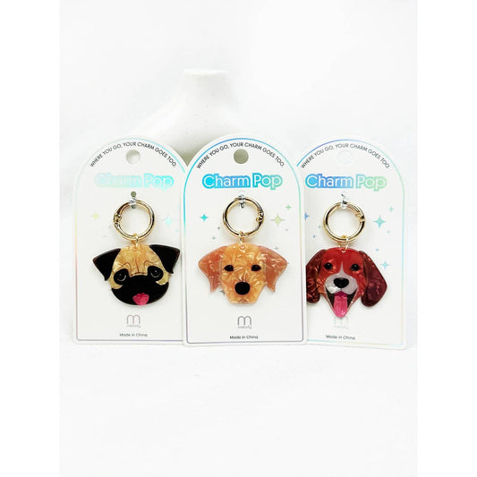 Cute Puppy Key Charm