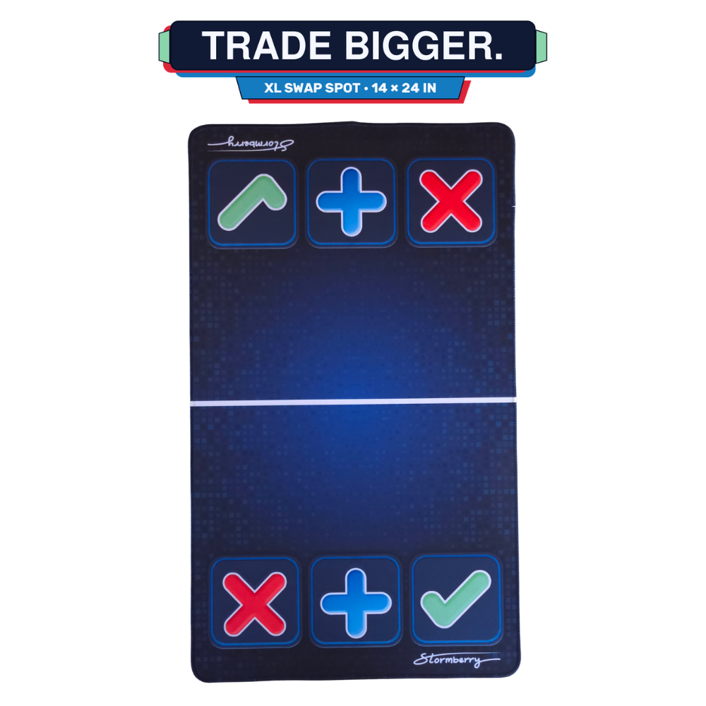 Blue Digital Pixel Squishy Trade Mat