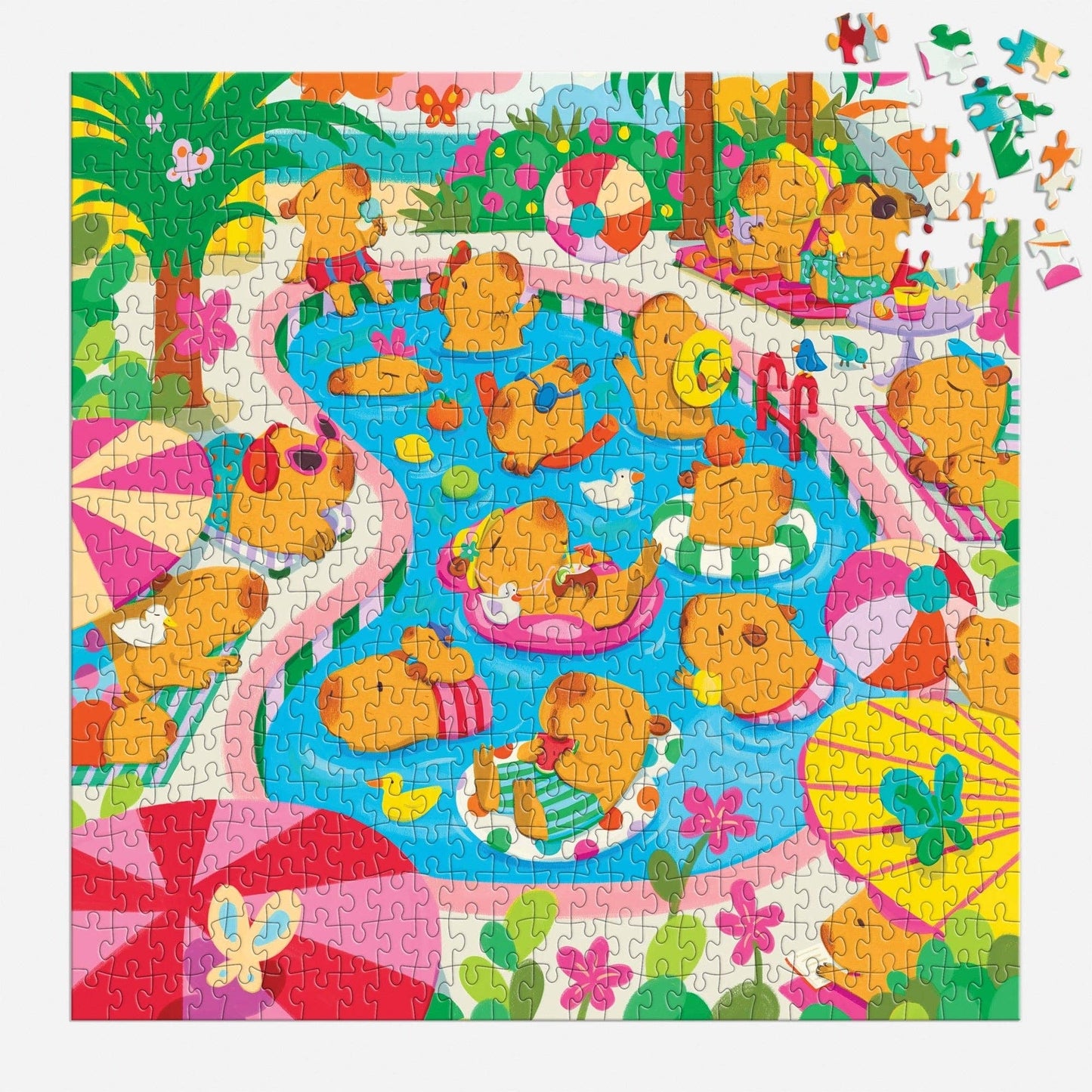 Capybara Pool Day Puzzle