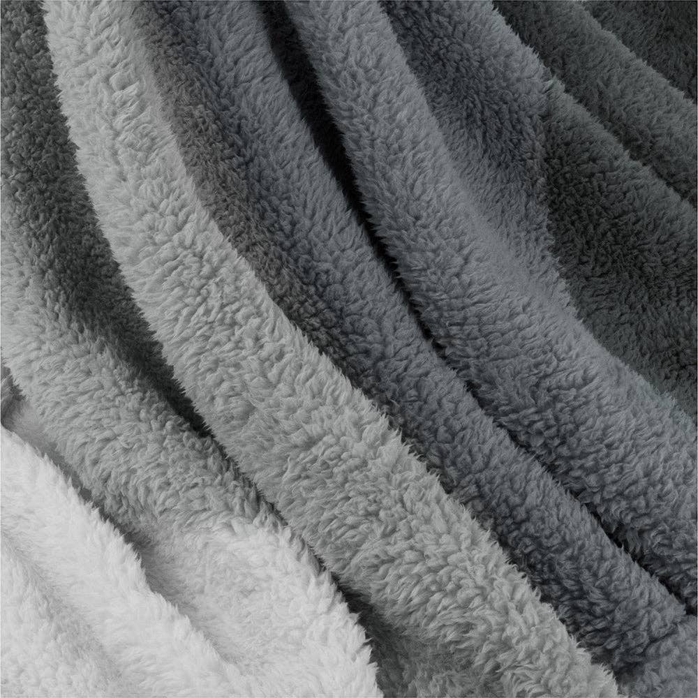 Gradient Ombre Shaggy Sherpa Blanket