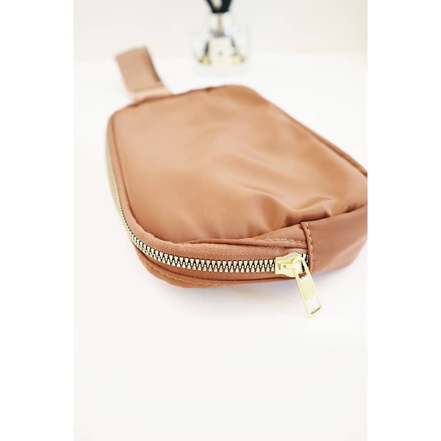 Solid Color Crossbody Fanny Pack Belt Bag