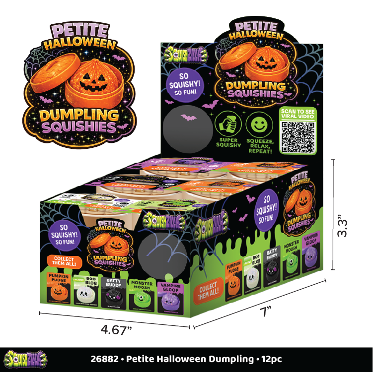 Halloween Mini Squishy Dumplings