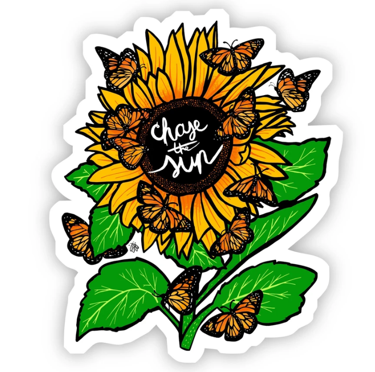 Chase the Sun - Sunflower Sticker