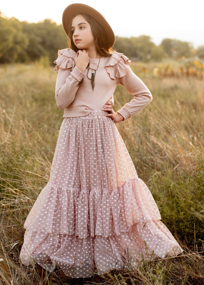 Zenni Skirt in Blush