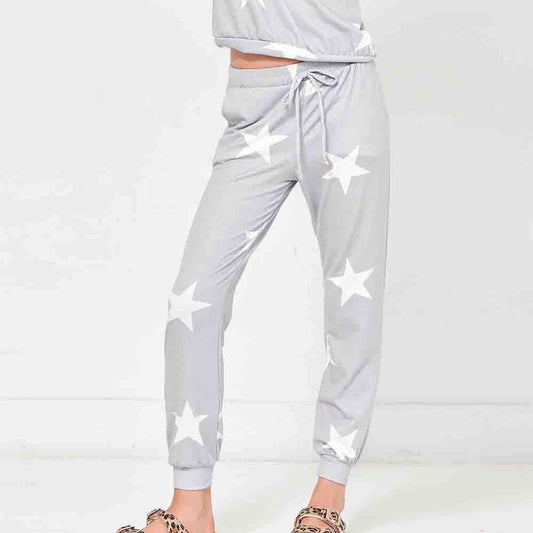 Star Print Sweatpants