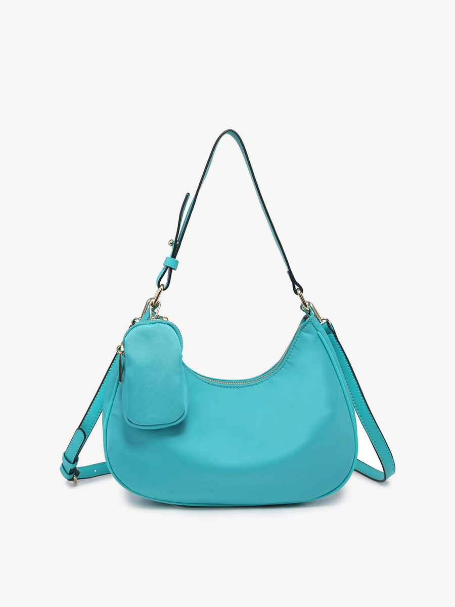 Jada Nylon Shoulder Bag w/ Coin Pouch