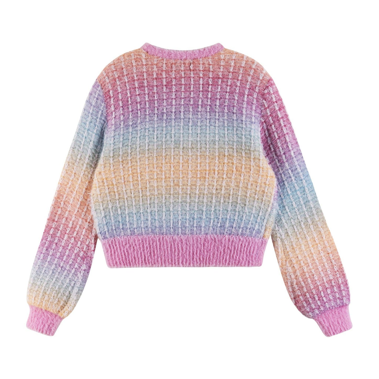 Cropped Ombre Sweater | Multicolor