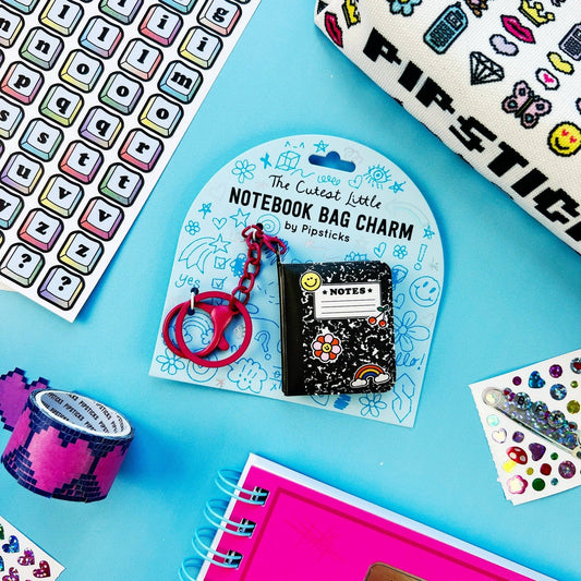 Nostalgic Notes Notebook Bag Charm