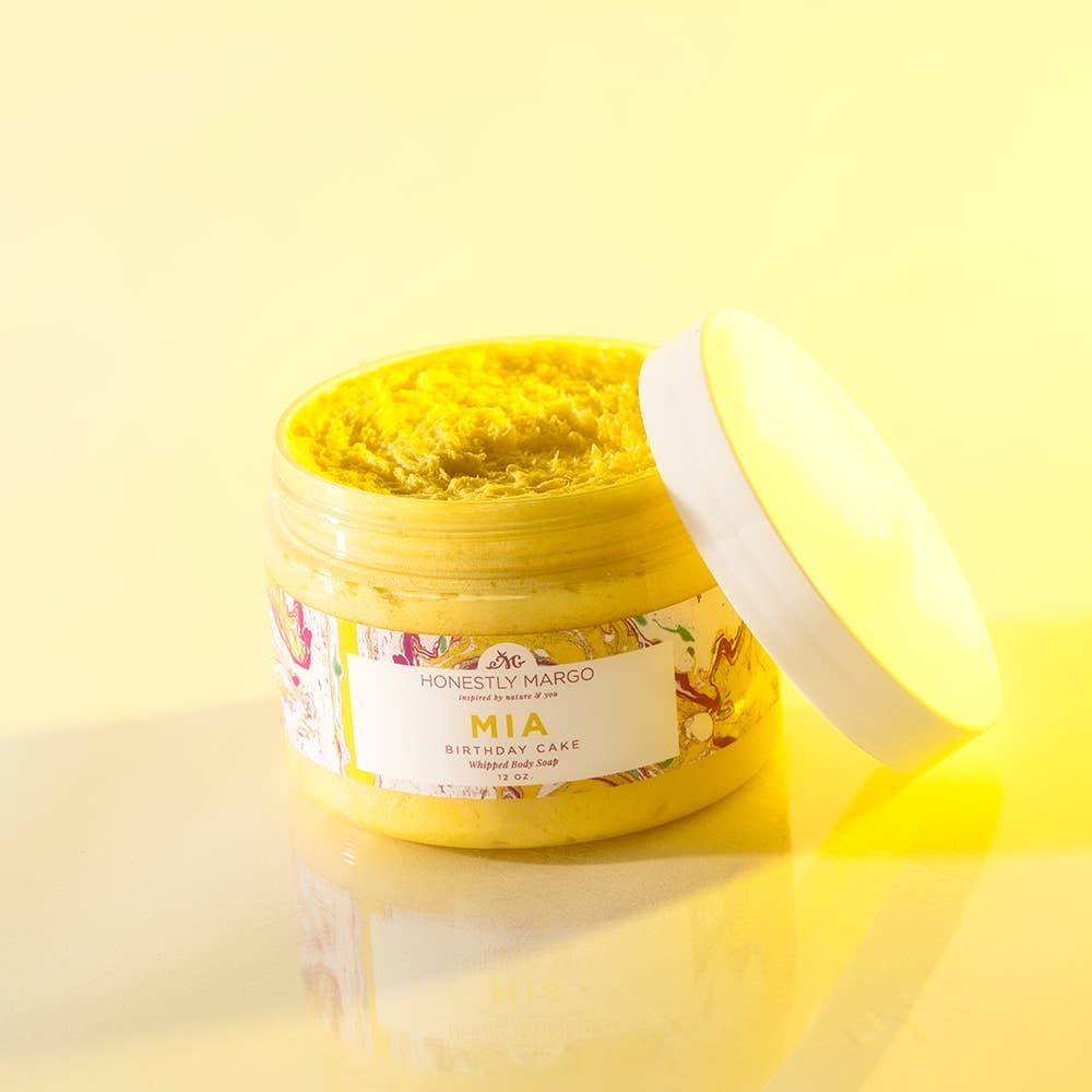 Birthday Cake Mia Whipped Body Soap