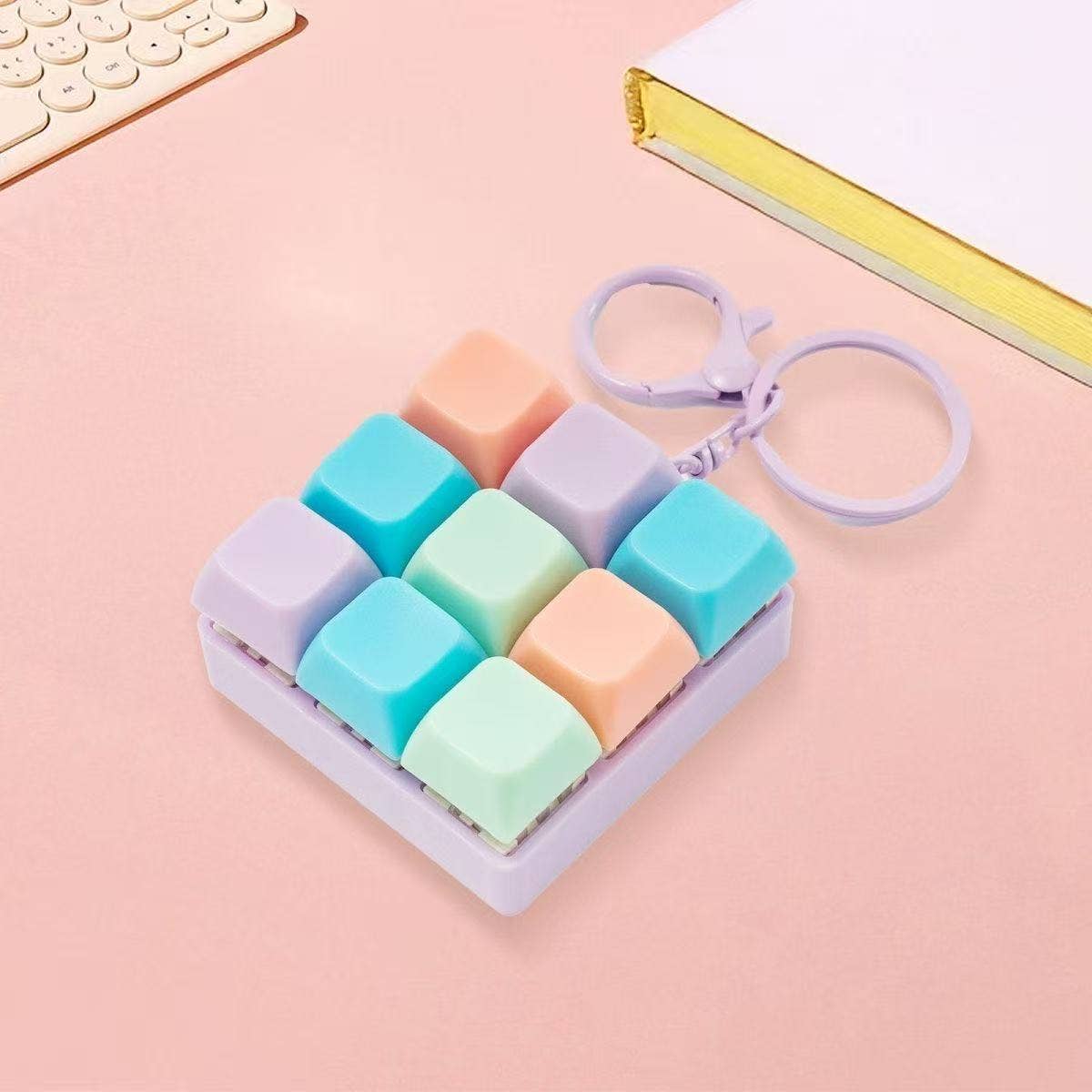 Keyboard Fidget Keychain