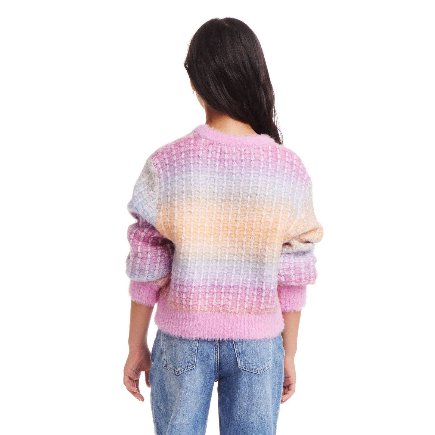 Cropped Ombre Sweater | Multicolor