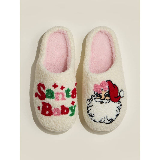 Santa Baby Fleece Soft Slipper
