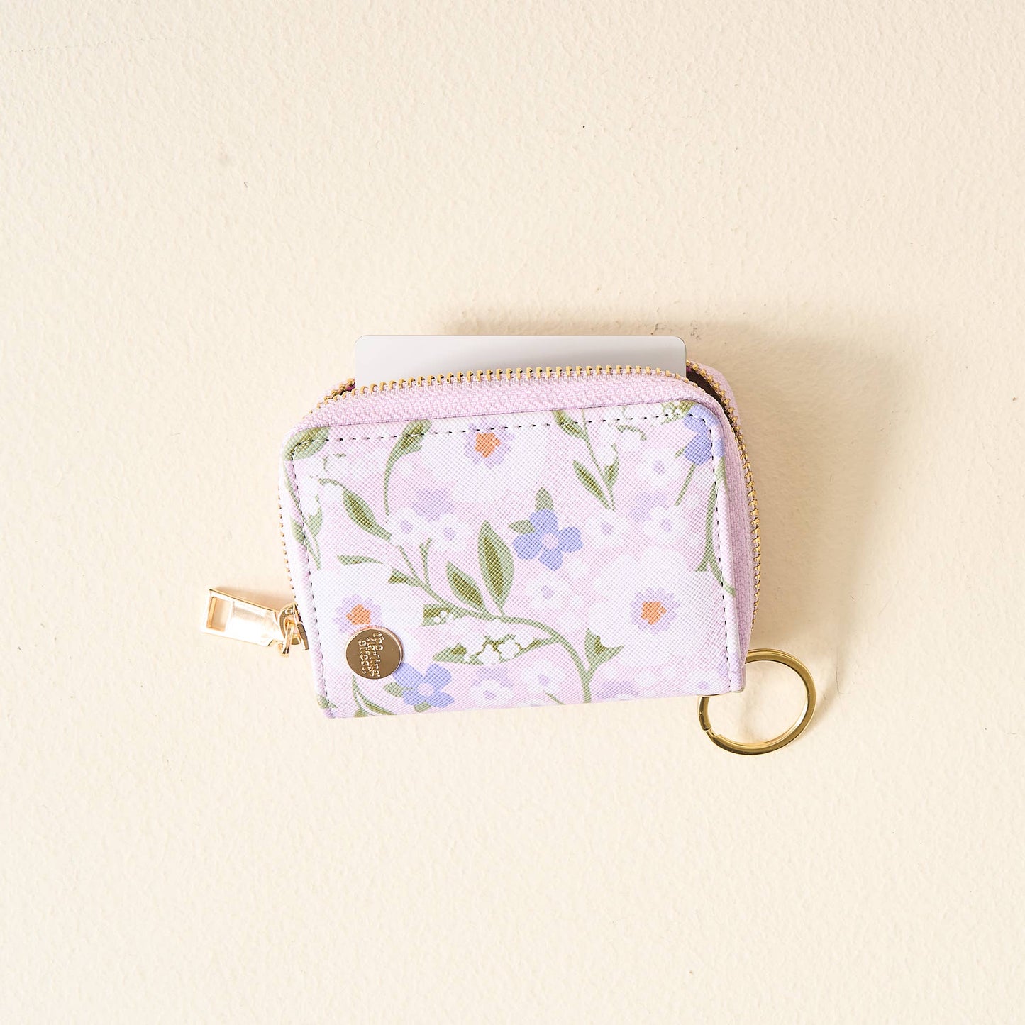 Zip Around Wallet-Floral Haven Lilac