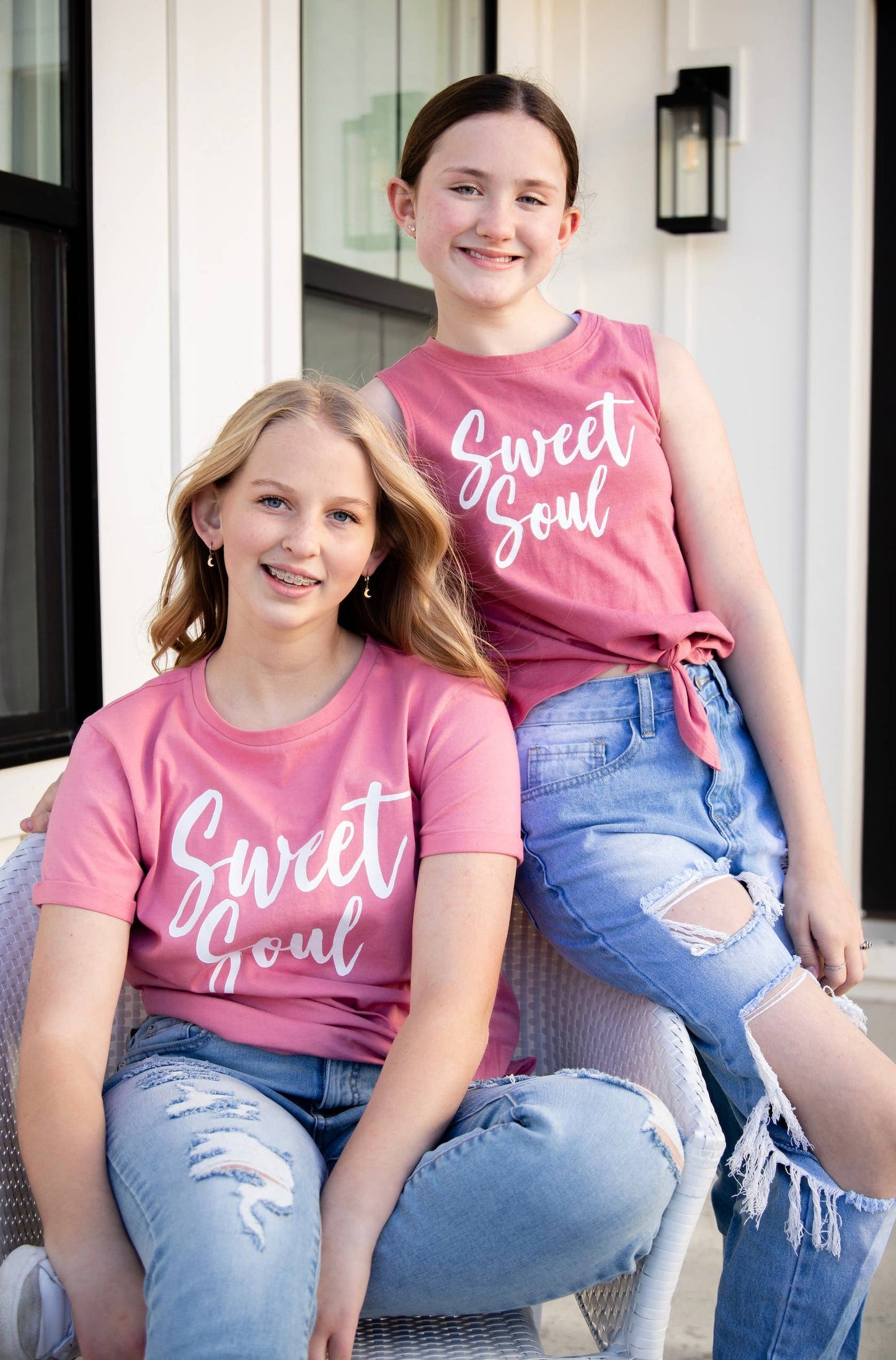 Sweet Soul Open Back Tank - TWEEN GIRLS