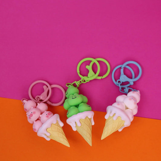 Stacking Cubs Sundae Keychain Set-12 pc