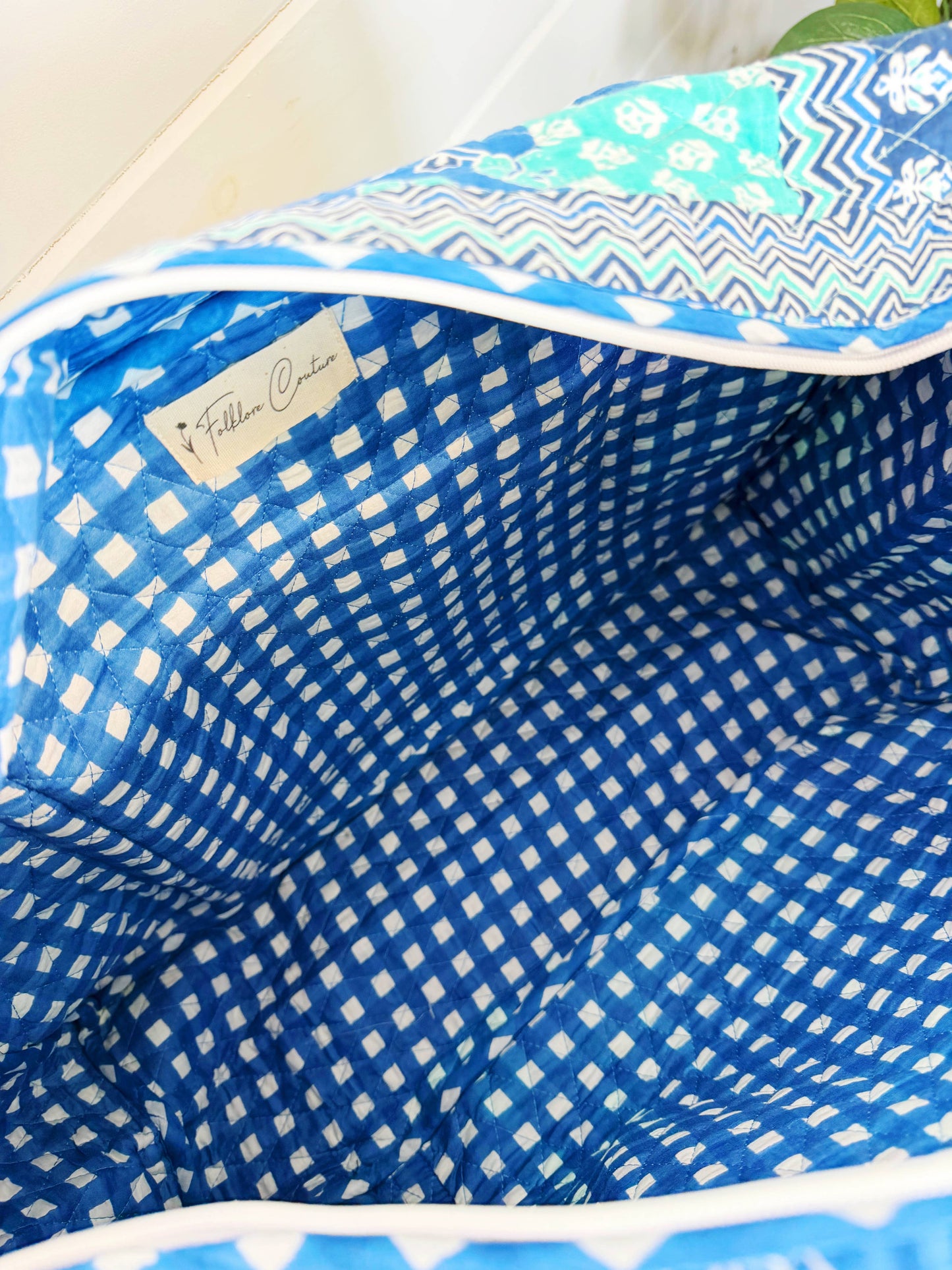Bandana Quilted Weekender Bag Patchwork
