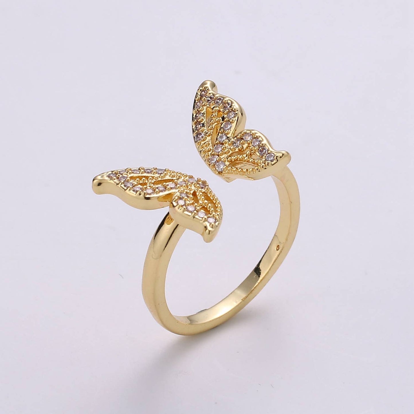 Open Butterfly Ring