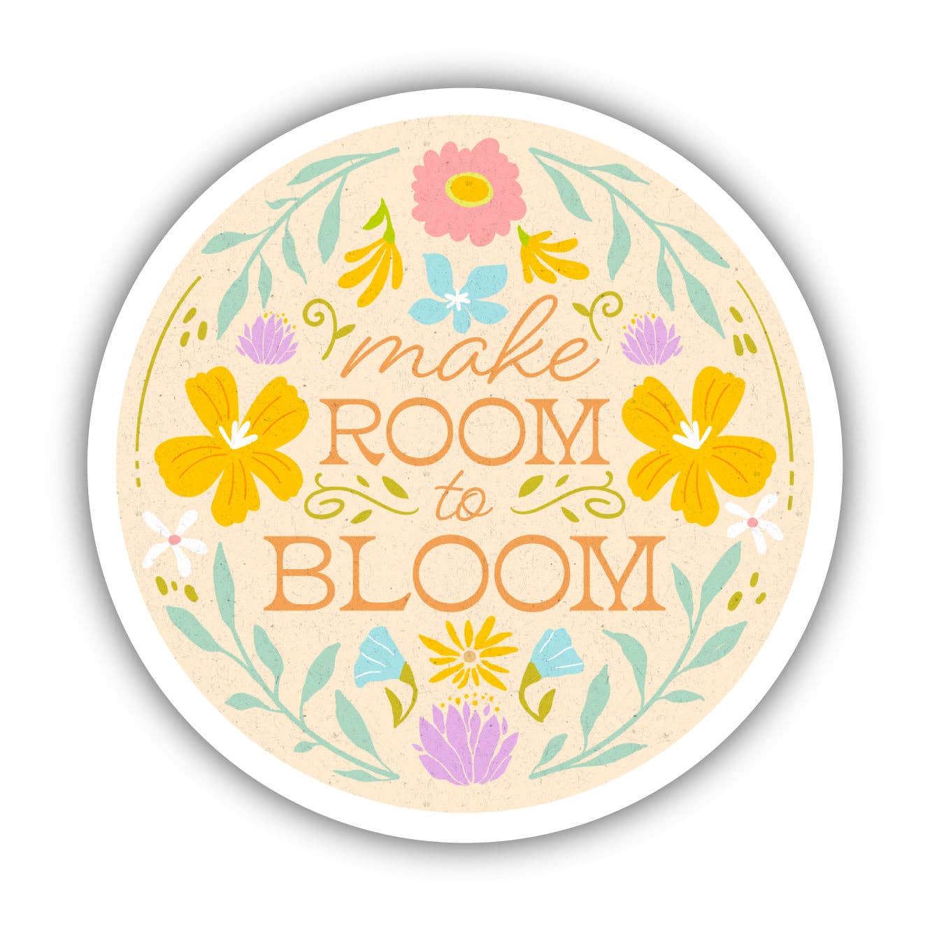 Make Room To Bloom Sticker