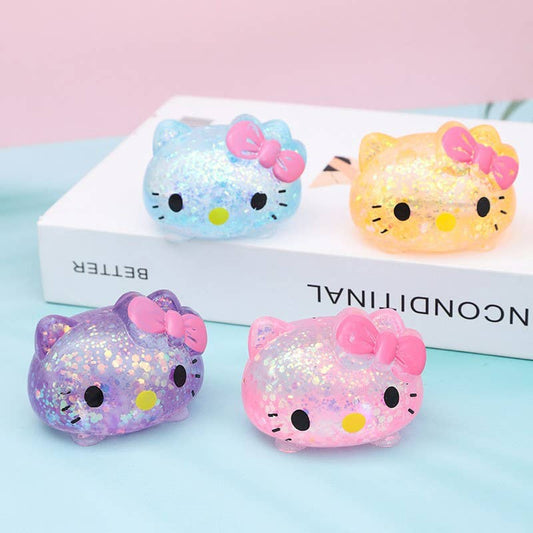 Glitter cute kitten squishy