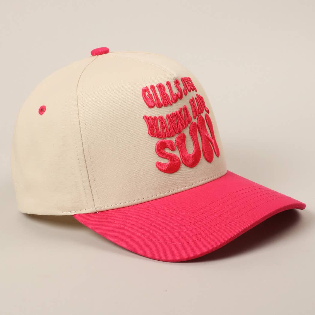 Girls Just Wanna Have Sun Hat