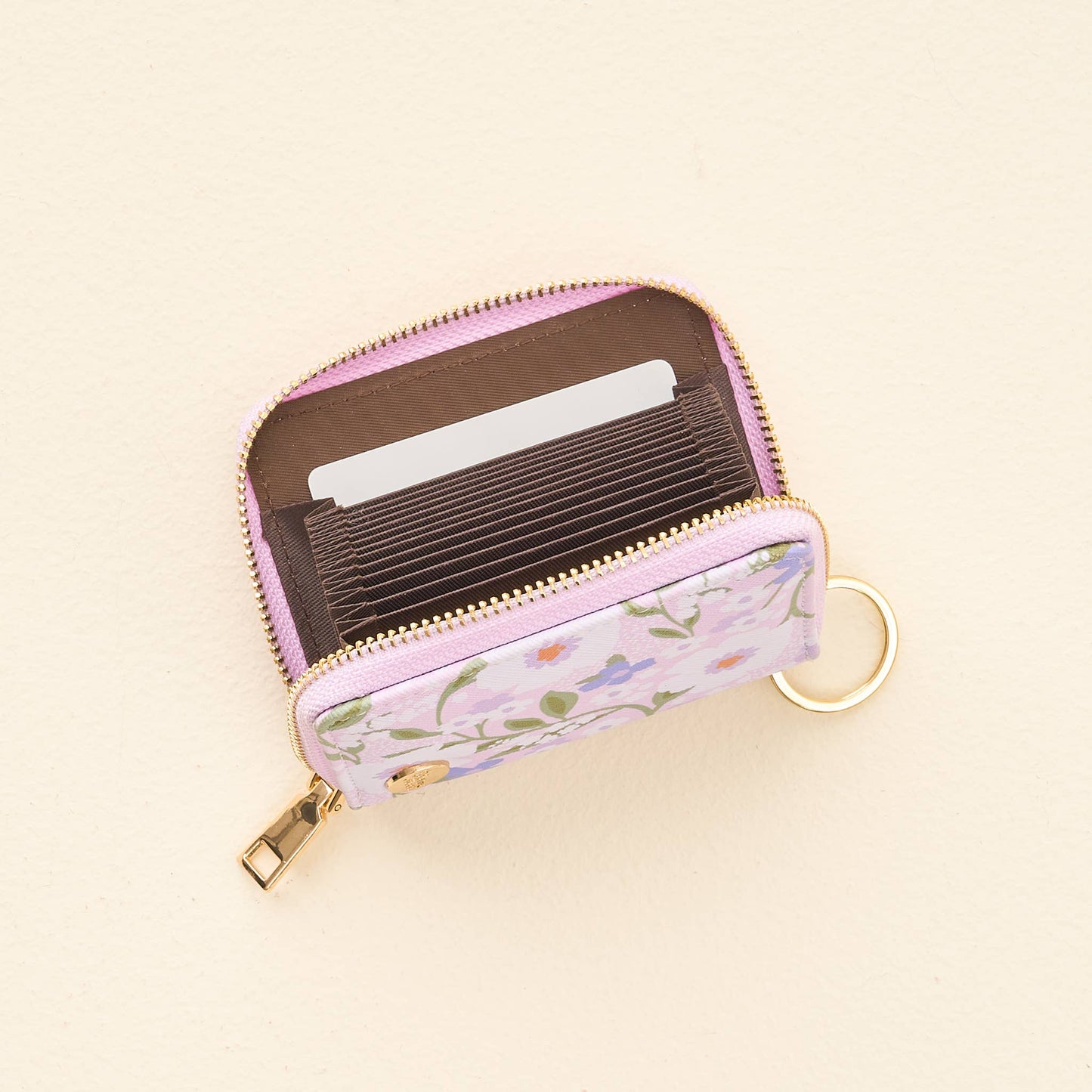 Zip Around Wallet-Floral Haven Lilac