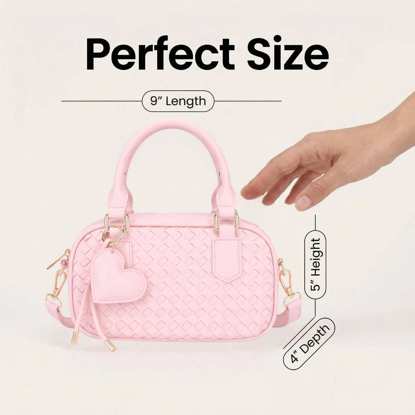 AZUL BAG W/ HEART CHARM