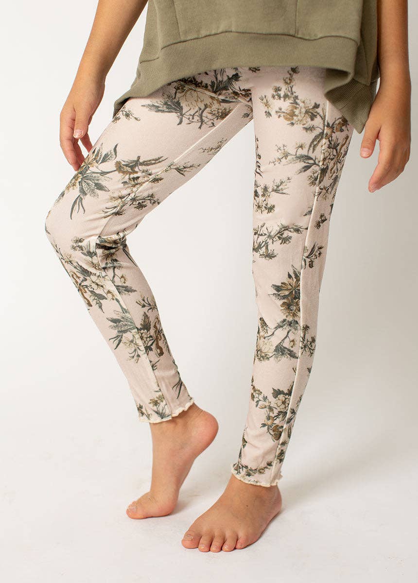 Myla Leggings in Neutral Floral