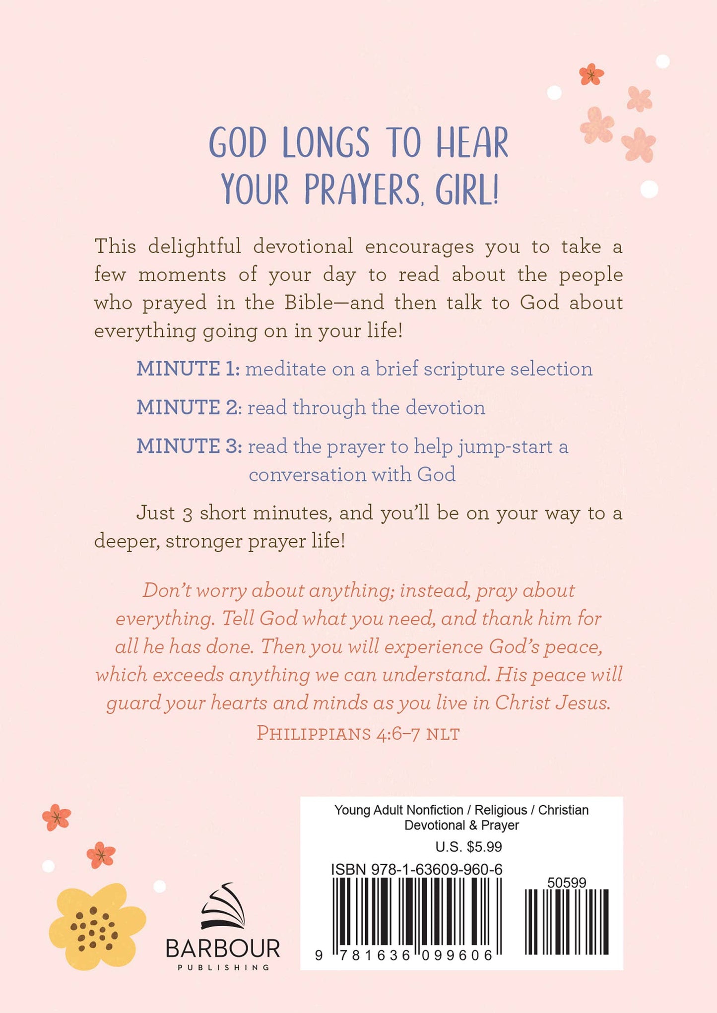 Choose Prayer: 3-Minute Devotions for Teen Girls