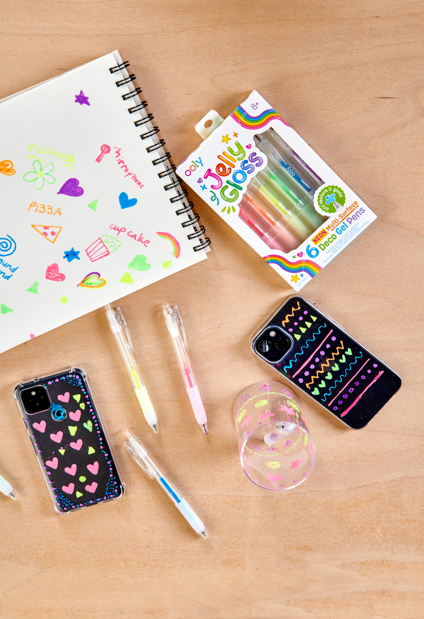 Neon Multi-Surface Deco Gel Pens
