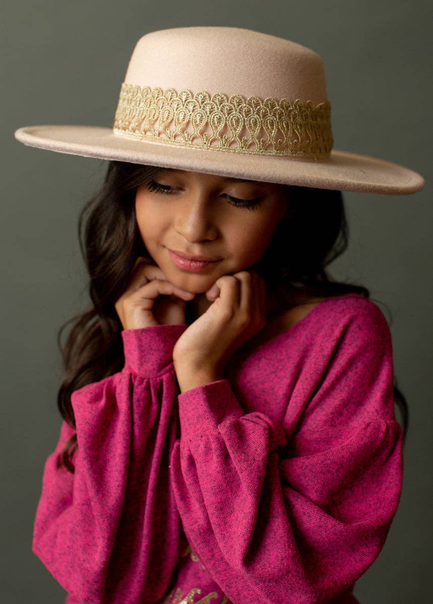 Kid's Hallie Hat in Shell