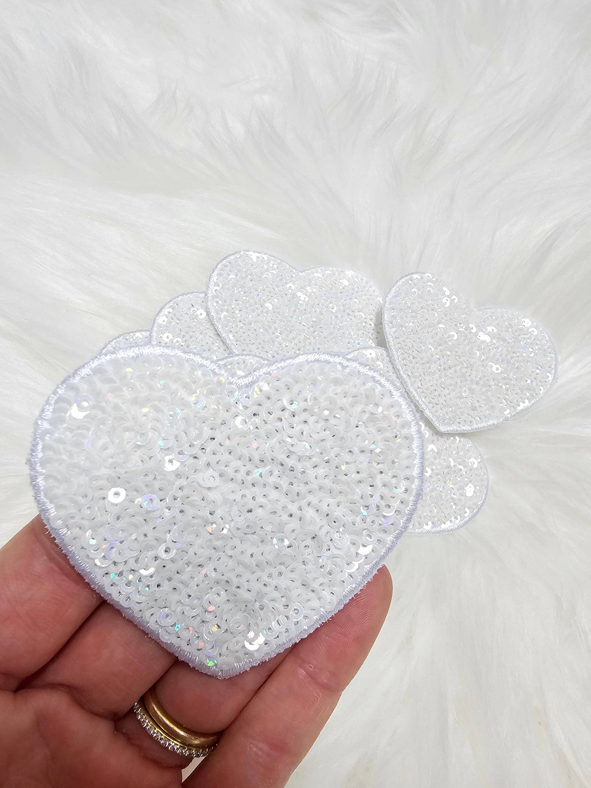Sequin Heart patch