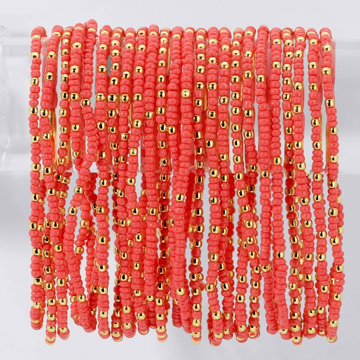 Solid Seed Bead Bracelets