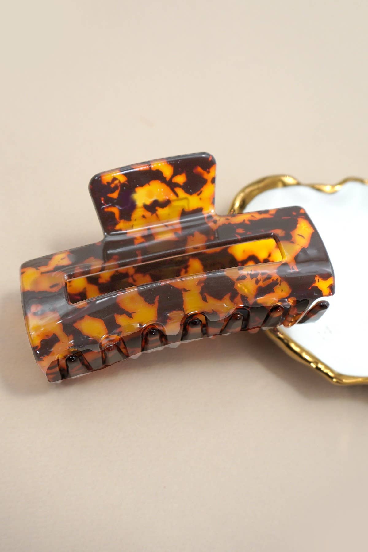Marbled Hair Claw Clips