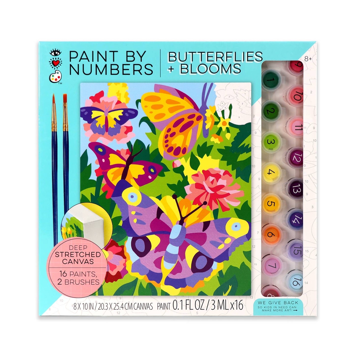 IHeartArt Paint By Numbers Butterflies + Blooms