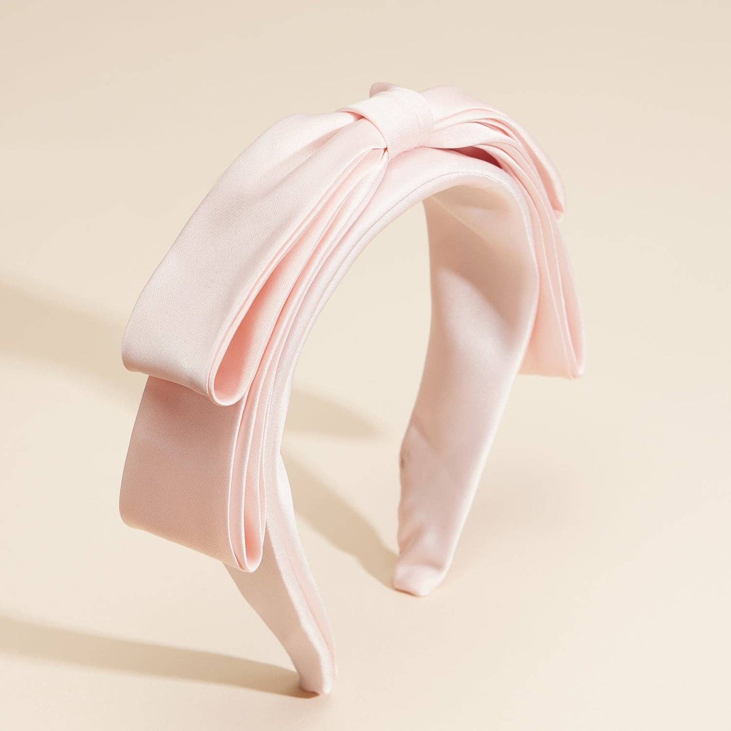 Simple Satin Bow Ribbon Headband