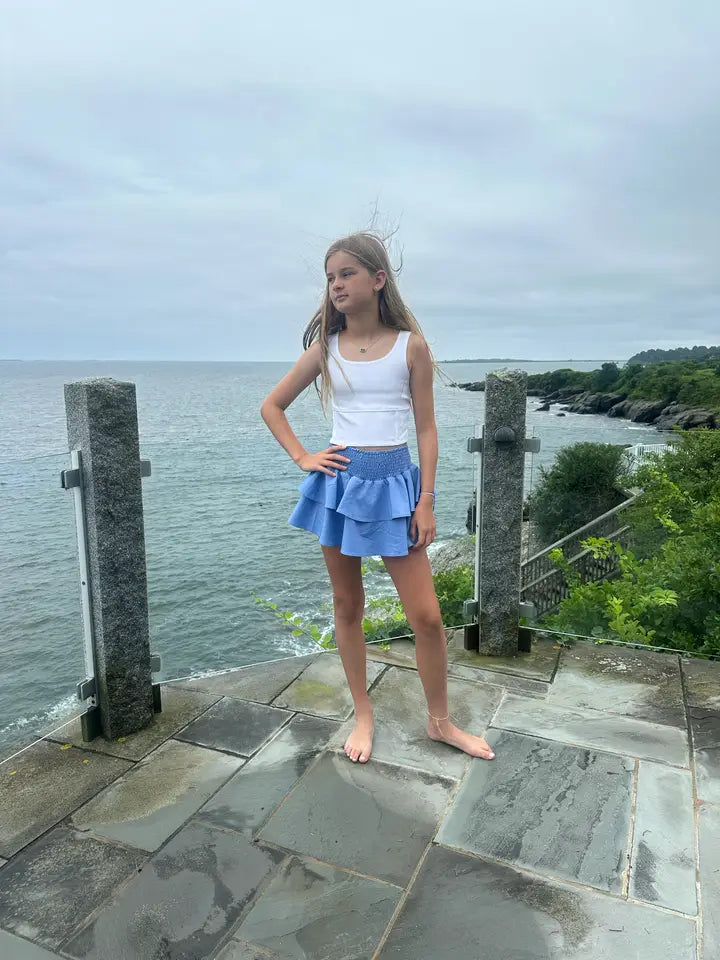 LO Ribbed Corset Tank Top