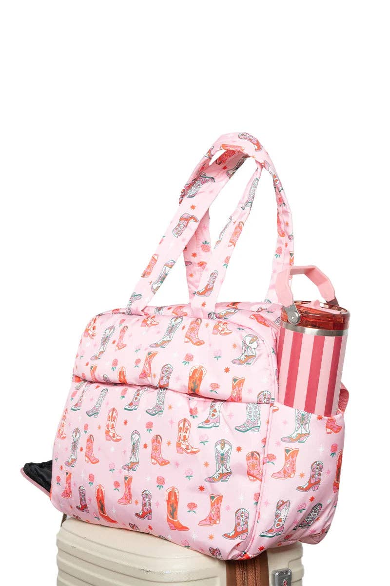 Boots & Roses Overnight Bag