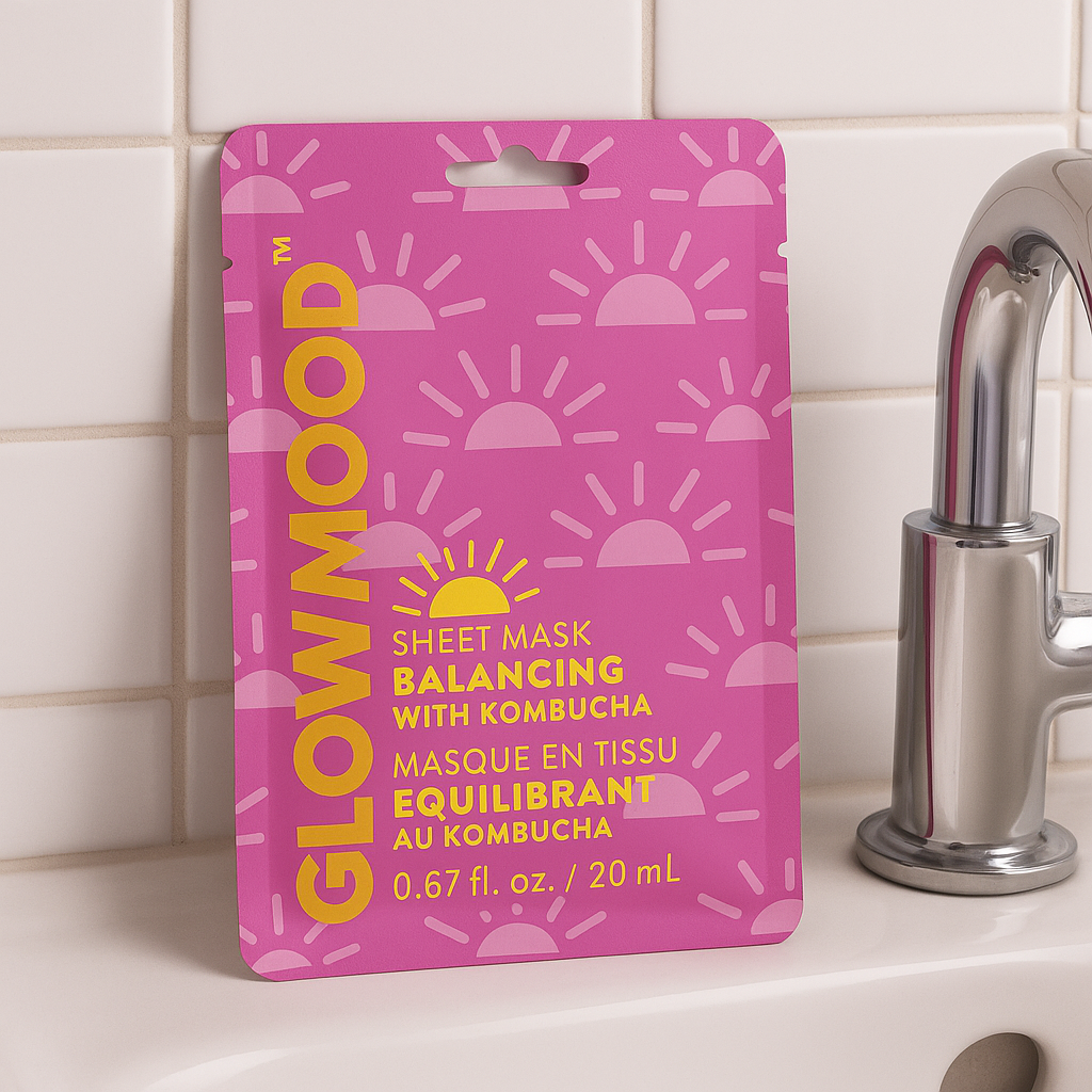 Balancing Sheet Mask with Kombucha