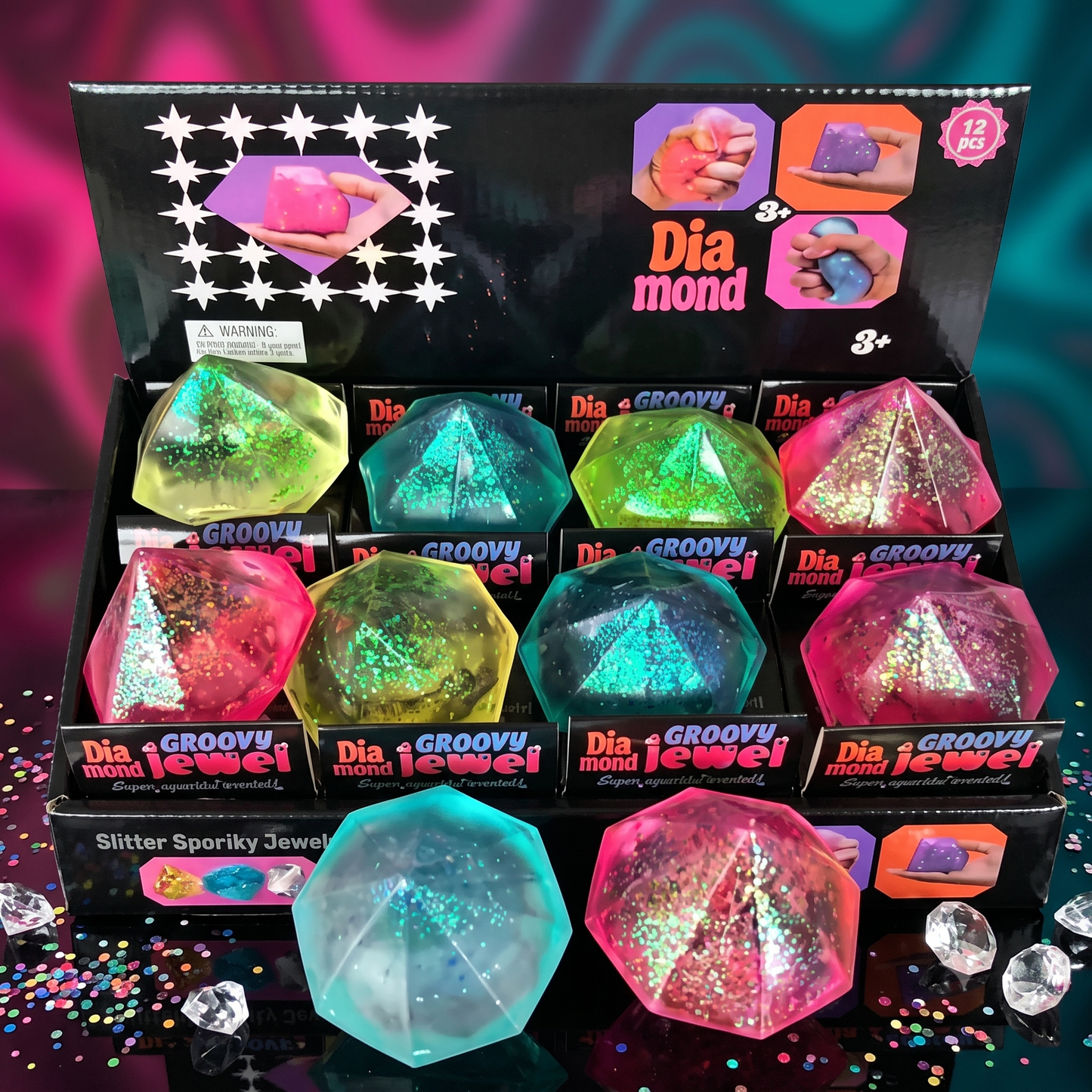Glitter Diamond Squishy