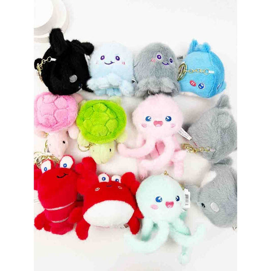 Adorable Sea Creatures Plushie Keychains
