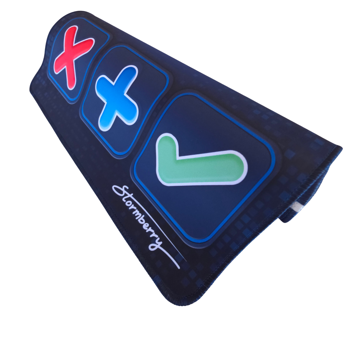 Blue Digital Pixel Squishy Trade Mat