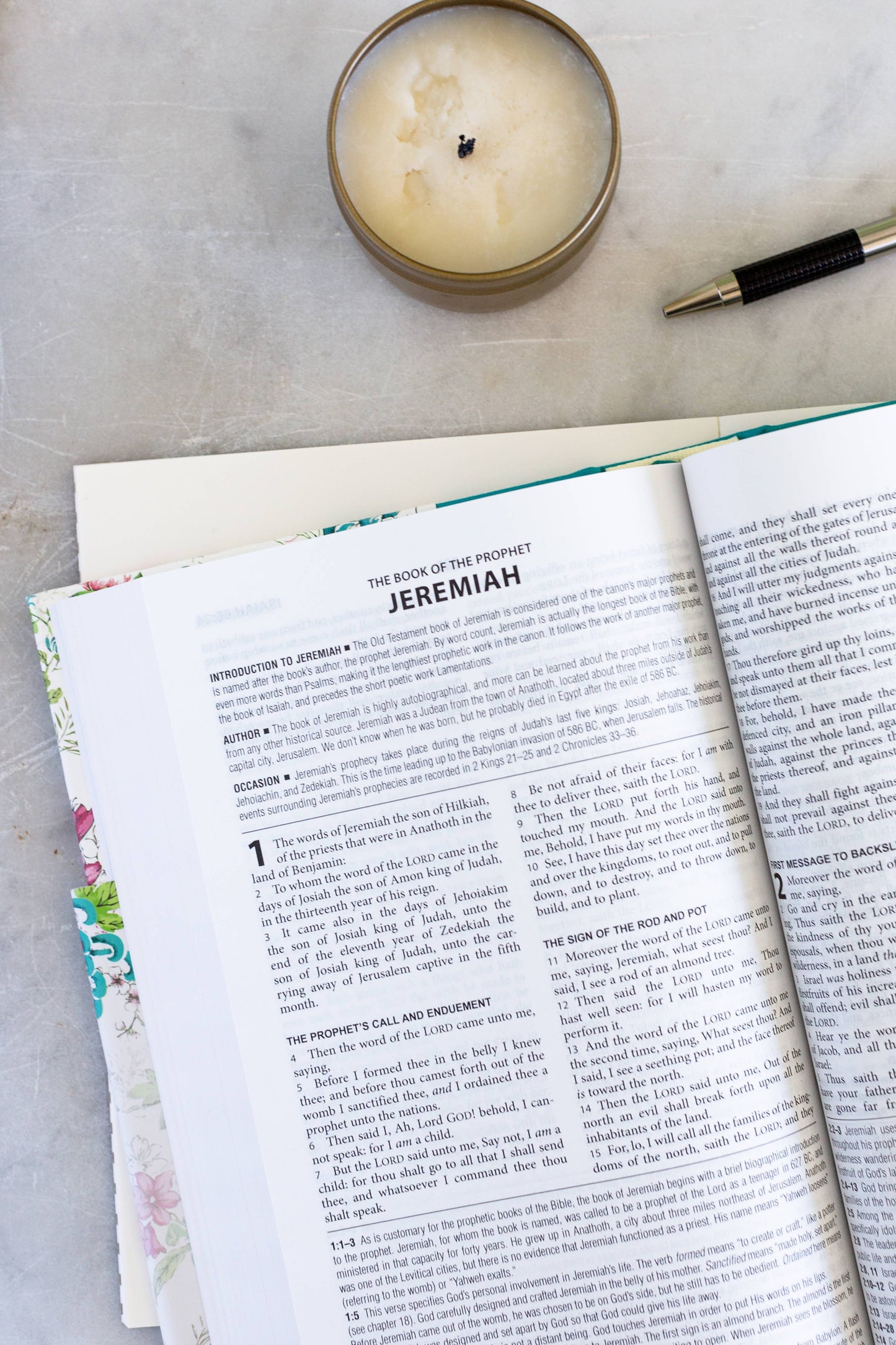 Kjv Study Bible Wildflower Bouquet